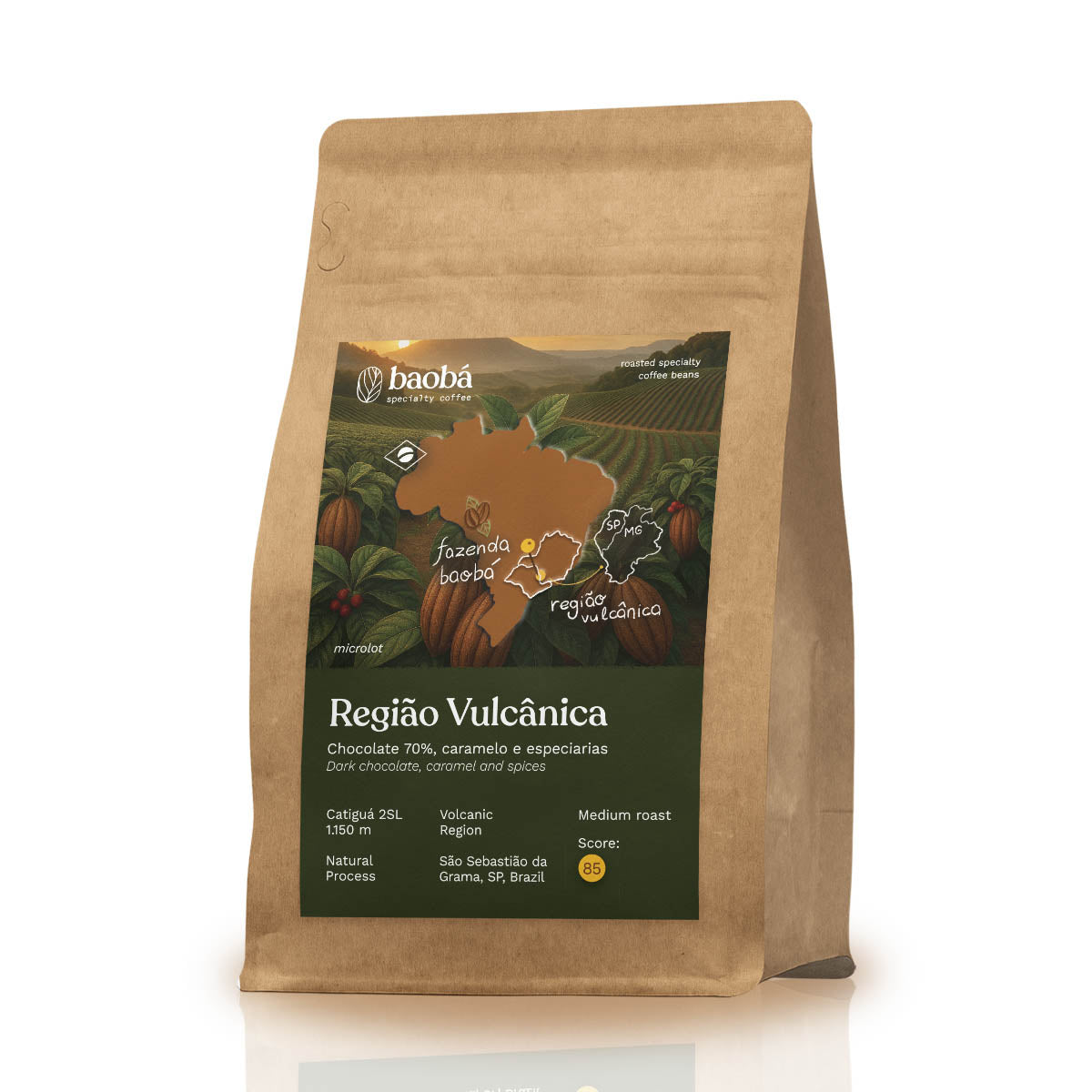 Microlote Região Vulcânica (250g)
