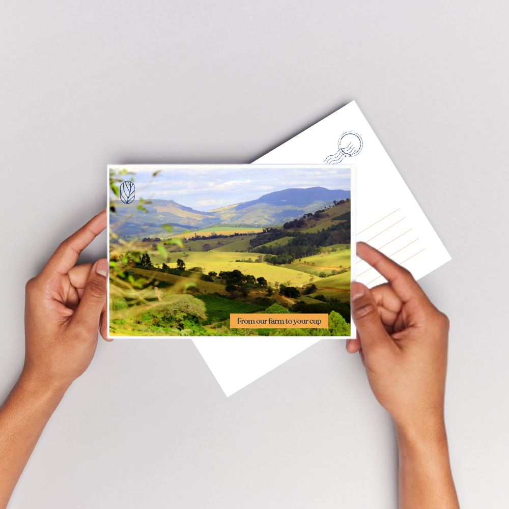 POSTCARD - FROM OUR FARM TO YOUR CUP